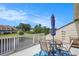 Inviting patio space featuring a table and chairs, perfect for outdoor relaxation at 510 Fairwood Lakes Dr. # R-17, Myrtle Beach, SC 29588