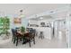 Well-lit dining area next to a modern, fully-equipped kitchen, creating a seamless flow for entertaining at 5404 N Ocean Blvd. # 11-D, North Myrtle Beach, SC 29582