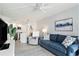 Interior living room with modern design features, comfortable seating and decor at 5523 N Ocean Blvd. # 1505, Myrtle Beach, SC 29577