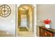 Inviting hallway features neutral tones and decorative accents at 5801 Oyster Catcher Dr. # 832, North Myrtle Beach, SC 29582