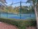 Scenic tennis courts surrounded by trees and fencing offering a private and enjoyable playing experience at 5904 Bridlewood Rd., North Myrtle Beach, SC 29582