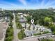 High angle shot of community, pond, and surrounding area of several residential homes at 6624 Lagoon Pl., Myrtle Beach, SC 29572