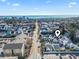 Beautiful aerial view of home's location relative to the beach and surrounding areas at 6624 Lagoon Pl., Myrtle Beach, SC 29572