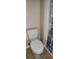This bathroom features a standard white toilet and a shower at 6702 Jefferson Jefferson Pl. # F2, Myrtle Beach, SC 29572