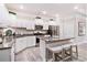 Modern kitchen featuring stainless steel appliances, granite countertops, and a breakfast bar at 800 Monarch Dr. # 49, Myrtle Beach, SC 29588