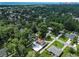 This aerial view shows a house in a neighborhood close to the ocean at 804 47Th Ave. N, Myrtle Beach, SC 29577