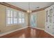Dining room with natural light and a decorative chandelier at 804 47Th Ave. N, Myrtle Beach, SC 29577