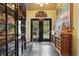 Elegant entryway with striking decor, beautiful flooring, and a view to the outdoors at 81 Prestwick Dr., Pawleys Island, SC 29585