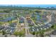 Beautiful aerial view of the community highlighting lakes, landscaping, and home exteriors at 8148 Living Tide Dr., Myrtle Beach, SC 29572