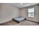Neutral bedroom featuring carpet, a window with blinds, and a bed at 960 Corn Husk Loop, Conway, SC 29527
