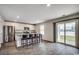 Stylish kitchen with stainless steel appliances, granite countertops, and an island at 960 Corn Husk Loop, Conway, SC 29527