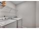 Laundry room featuring a white washer and dryer set at 960 Corn Husk Loop, Conway, SC 29527