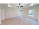 Expansive bedroom with tray ceiling and neutral carpet at 974 Crooked Oak Dr., Pawleys Island, SC 29585