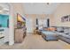 Bright living room with large sectional, open floorplan, and comfortable furnishings at 1001 Dinger Ct. # 1001, Myrtle Beach, SC 29588
