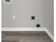 Clean laundry room hookups with modern flooring and neutral walls at 1077 Stoney Falls Blvd., Myrtle Beach, SC 29579