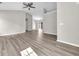 Bright, open-concept living room with vaulted ceilings and modern flooring at 1077 Stoney Falls Blvd., Myrtle Beach, SC 29579