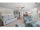 Bright living room seamlessly flows into the kitchen, perfect for entertaining guests at 1108 Donald St., Conway, SC 29527