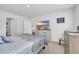 Comfortable bedroom featuring soothing wall art, neutral colors, and soft carpeting, perfect for relaxation and restful sleep at 113 Arbor Crest Ln., Tabor City, NC 28463