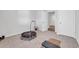 Neutral-toned bedroom with carpet floors and fitness equipment at 113 Arbor Crest Ln., Tabor City, NC 28463