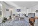 Cozy living room with comfortable seating, a stylish rug, and natural light at 113 Arbor Crest Ln., Tabor City, NC 28463