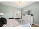 A clean bedroom with hardwood flooring and a view of the bathroom at 120 River Country Dr., Conway, SC 29526