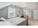 Bedroom featuring a double bed, ceiling fan, and bright natural light at 120 River Country Dr., Conway, SC 29526