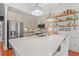 Spacious kitchen with stainless steel appliances, a large island, and modern finishes at 1415 Powhaton Dr., Myrtle Beach, SC 29577