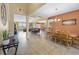 Open-concept living spaces with tiled floors, seamless flow, warm color palette, and an abundance of natural light at 1725 Boyne Dr., Myrtle Beach, SC 29588