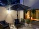 Cozy outdoor patio setting, ideal for relaxing with comfortable seating and garden views at 18 Canvas Back Cove # 122, Georgetown, SC 29440