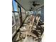Spacious screened porch featuring comfortable seating and panoramic views at 18 Canvas Back Cove # 122, Georgetown, SC 29440