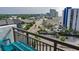 Balcony with city view and multiple buildings at 2001 S Ocean Blvd. S # 1013, Myrtle Beach, SC 29577