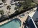 Aerial view of community pool and jacuzzi at 2001 S Ocean Blvd. S # 1013, Myrtle Beach, SC 29577