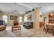 Open-concept living room with comfortable seating and dining area at 220 Gateway Dr., Little River, SC 29566