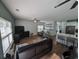 Open concept living room and kitchen area at 236 Haley Brooke Dr., Conway, SC 29526