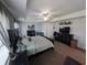 Spacious primary bedroom with neutral tones, a large bed, and a mounted TV at 236 Haley Brooke Dr., Conway, SC 29526