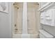 Bathroom with standard shower and tub combination, offering a functional and convenient space for everyday use at 2401 S Ocean Blvd. # 1262, Myrtle Beach, SC 29577
