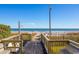 Inviting beach access pathway leading to a sandy beach and sparkling ocean at 2504 N Ocean Blvd. # 1730, Myrtle Beach, SC 29577