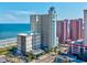 Oceanfront resort featuring a unique tower design, beach access, and many on-site amenities at 2504 N Ocean Blvd. # 1730, Myrtle Beach, SC 29577