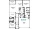 Detailed floor plan showcasing the layout of this 3-bedroom home and attached 2-car garage at 2681 Ophelia Way, Myrtle Beach, SC 29577