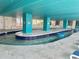 Lazy river with blue inner tubes and shallow water at 2801 S Ocean Blvd. # 1535, North Myrtle Beach, SC 29582