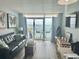 Inviting living room boasts ocean views, comfortable seating, and a bright atmosphere at 2801 S Ocean Blvd. # 1535, North Myrtle Beach, SC 29582