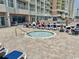 Relaxing jacuzzi tub beside the pool at 2801 S Ocean Blvd. # 1535, North Myrtle Beach, SC 29582