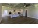 Modern kitchen features stainless steel appliances, white cabinets, and large island at 287 West Palms Dr., Myrtle Beach, SC 29579