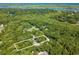 Overhead aerial view of property highlighting the home's location among lush greenery at 309 Otter Run Rd., Pawleys Island, SC 29585
