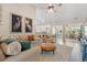 Bright living room with high ceilings, neutral decor, comfortable seating and an open floor plan at 312 Caldera Ct., Murrells Inlet, SC 29576