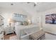 Comfortable bedroom with a king bed, plush bedding, and neutral decor at 312 Caldera Ct., Murrells Inlet, SC 29576