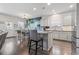 Kitchen with a large island, stainless appliances, and open layout to the dining area at 4136 Alvina Way, Myrtle Beach, SC 29579