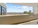 Balcony featuring ample outdoor seating, offering a perfect spot to enjoy the ocean views at 4719 S Ocean Blvd. # 108, North Myrtle Beach, SC 29582