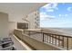 Spacious balcony providing ocean and city views perfect for relaxation and enjoying the scenery at 4719 S Ocean Blvd. # 108, North Myrtle Beach, SC 29582