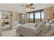 Main bedroom boasting ocean views, balcony access, and a relaxing atmosphere at 4719 S Ocean Blvd. # 108, North Myrtle Beach, SC 29582